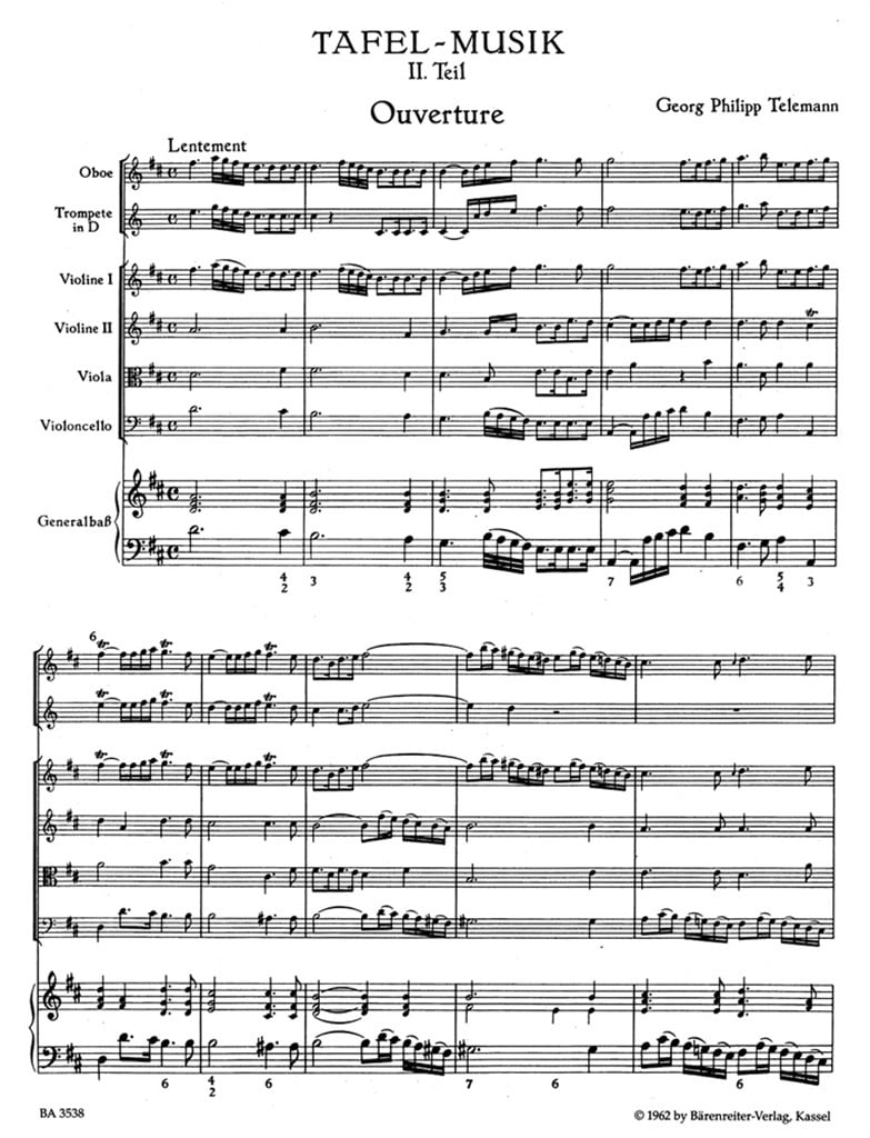 Overt & Concl. D Major Full Sc